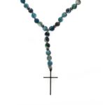 Ροζάριο με αχάτη ocean και αιματίτη - Image 2