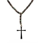 Ροζάριο με τυρκουάζ και καρύδα - Image 2