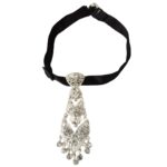 Γραβατάκι μεταλλικό ασημί - Image 2