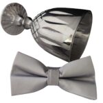 Παπιγιόν γκρι ασημί - Image 2