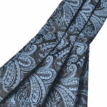 Γραβάτα-φουλάρι τύπου Ascot μπλε - Image 2