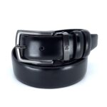 ΖΩΝΗ ΔΕΡΜΑΤΙΝΗ ΜΑΥΡΗ BLACK LEATHER