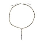 Ροζάριο με αχάτη και αιματίτη