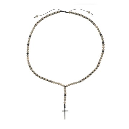 Ροζάριο με αχάτη και αιματίτη