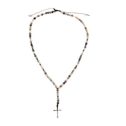 Ροζάριο με αχάτη και αιματίτη